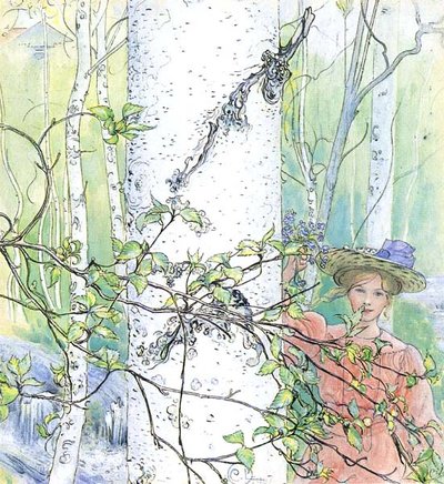 Der Frühling von Carl Larsson